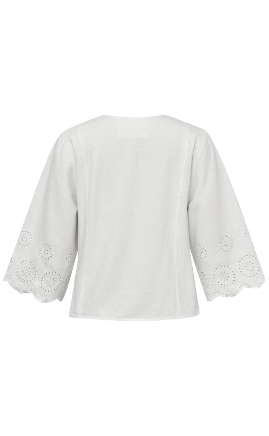 Global Funk Bluse - Sunany-G - White