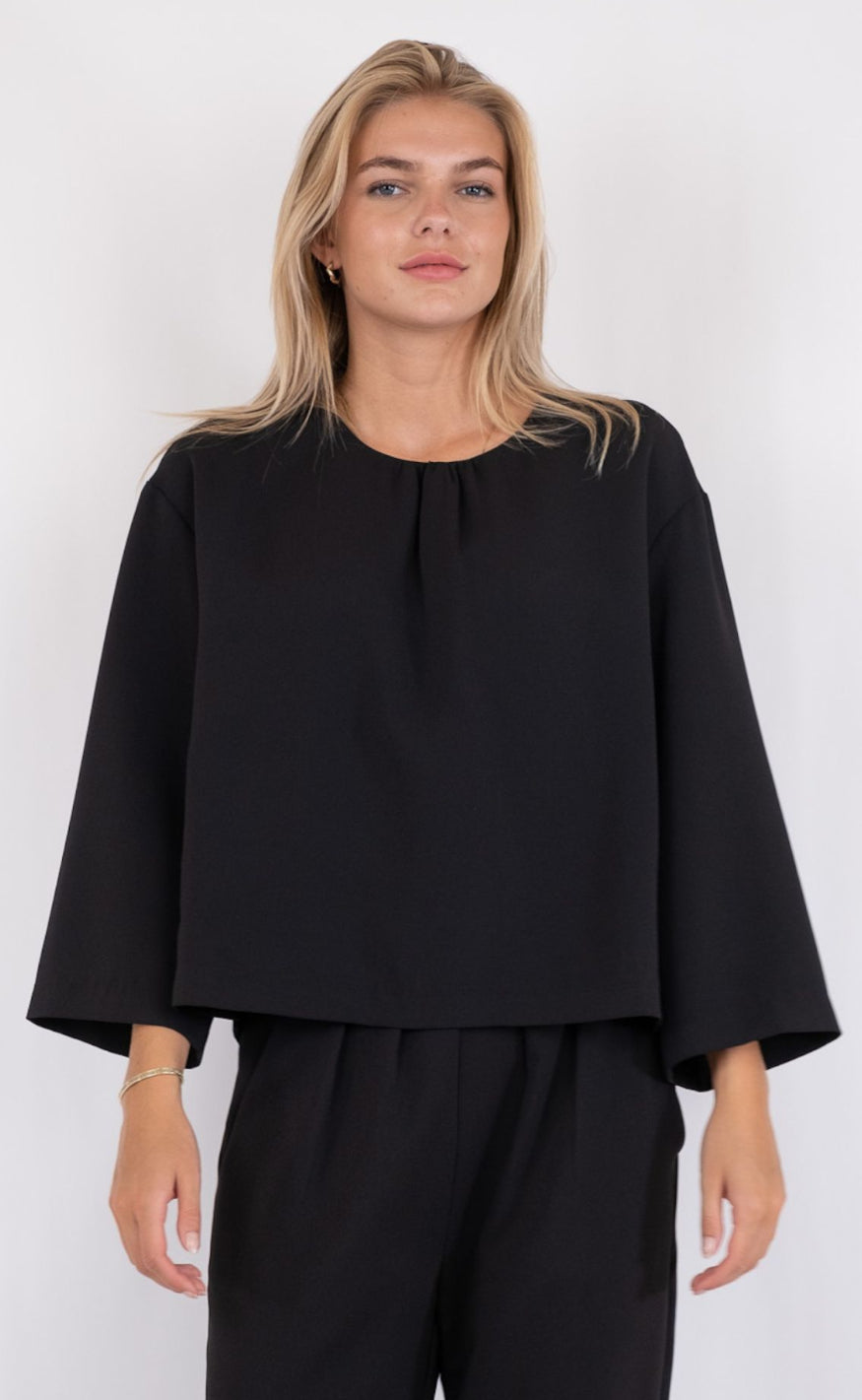 Neo Noir Bluse - Elio - Black