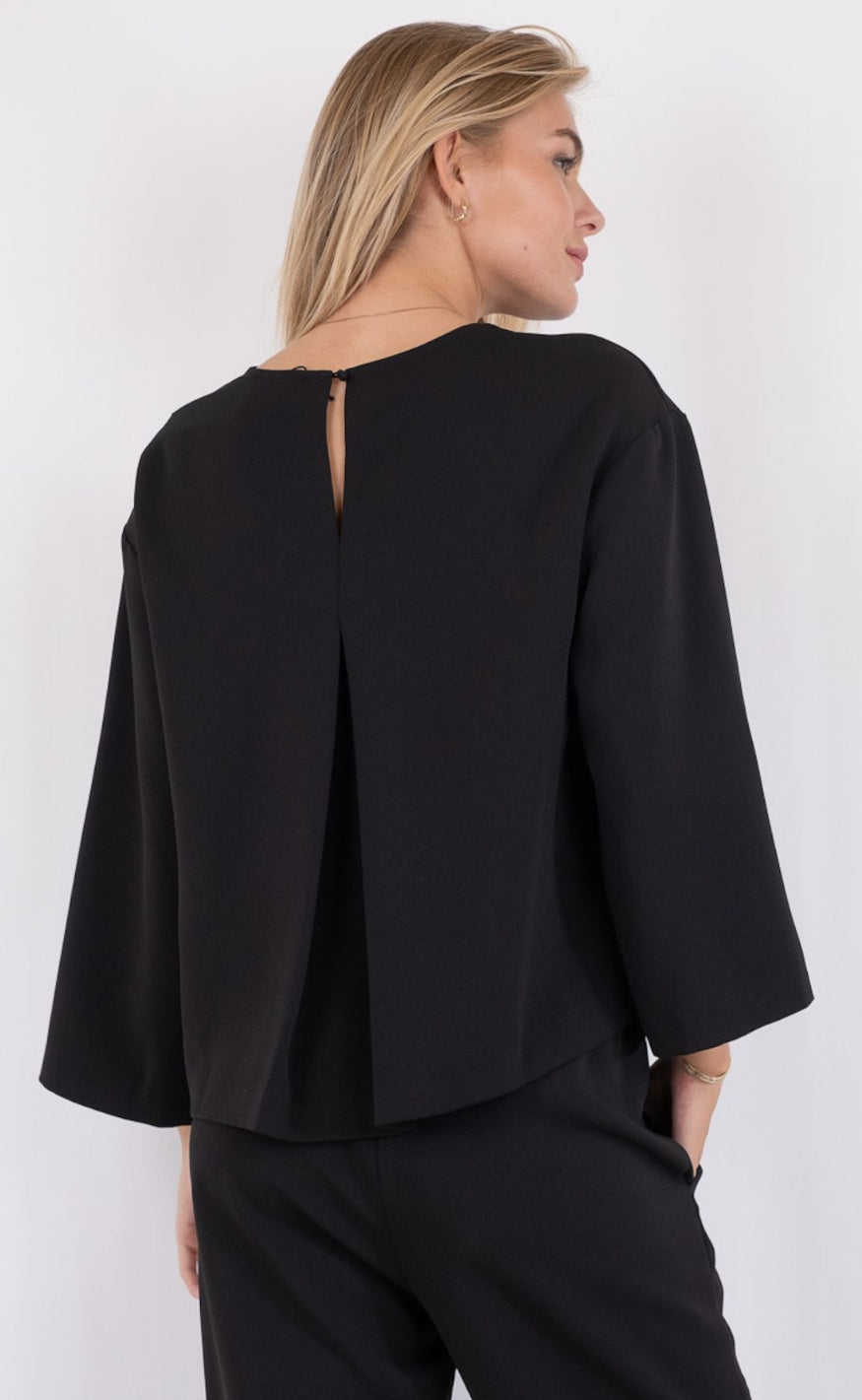 Neo Noir Bluse - Elio - Black