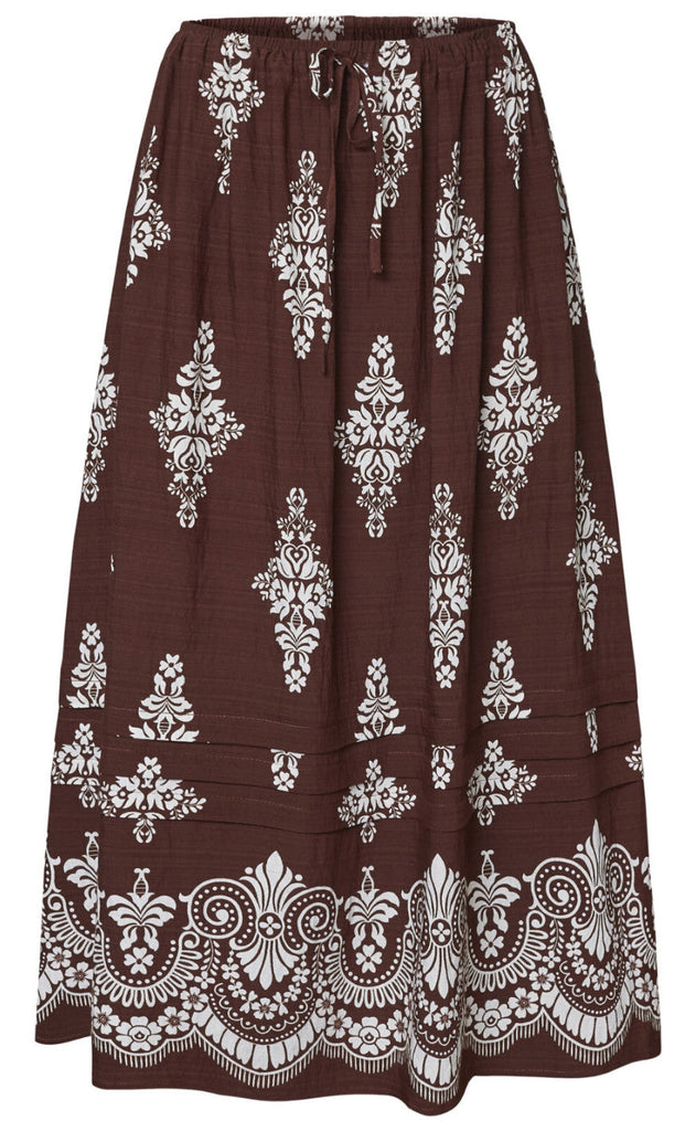 Love & Divine Skjørt - Love1369 - Brown/Paisley