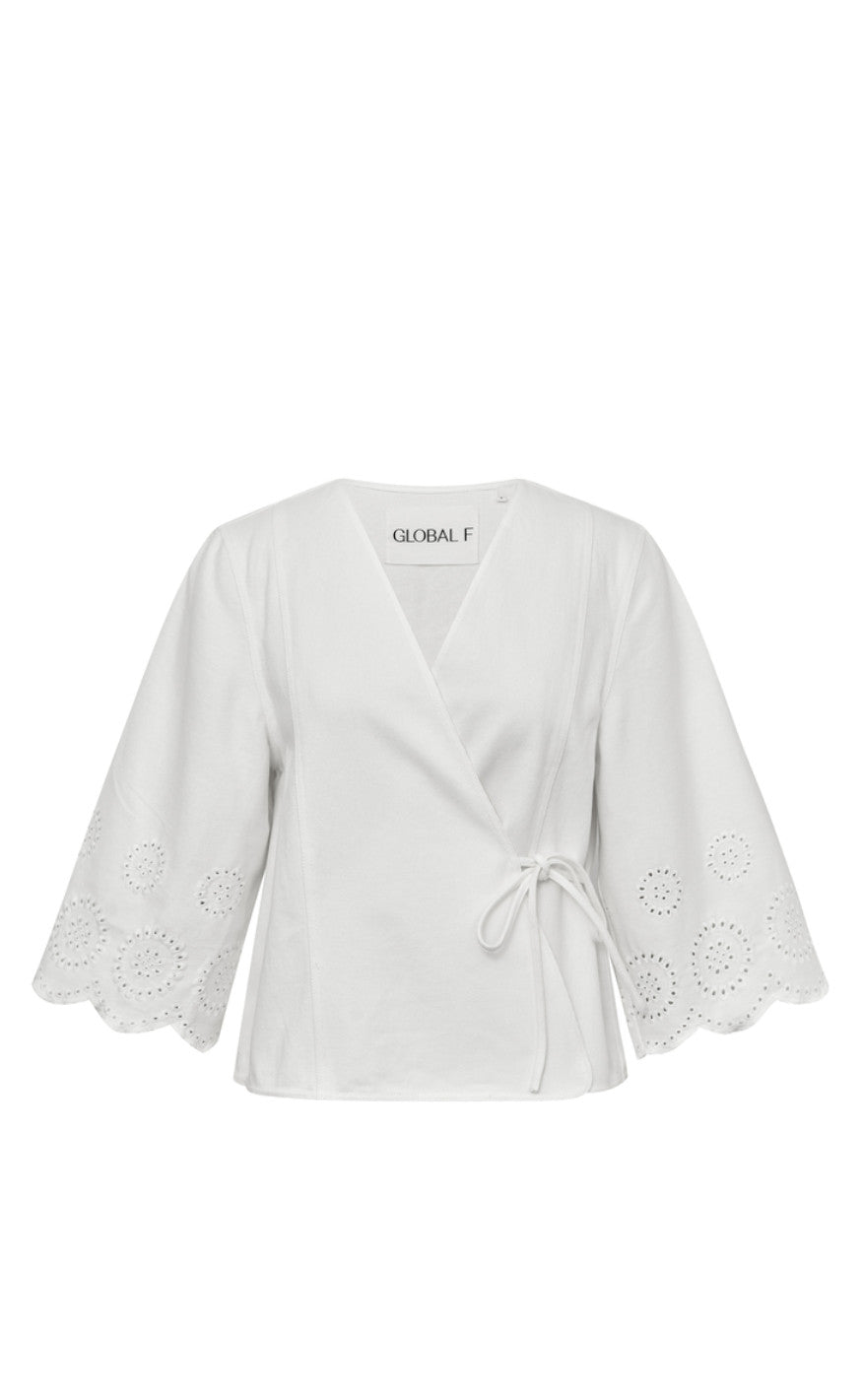 Global Funk Bluse - Sunany-G - White