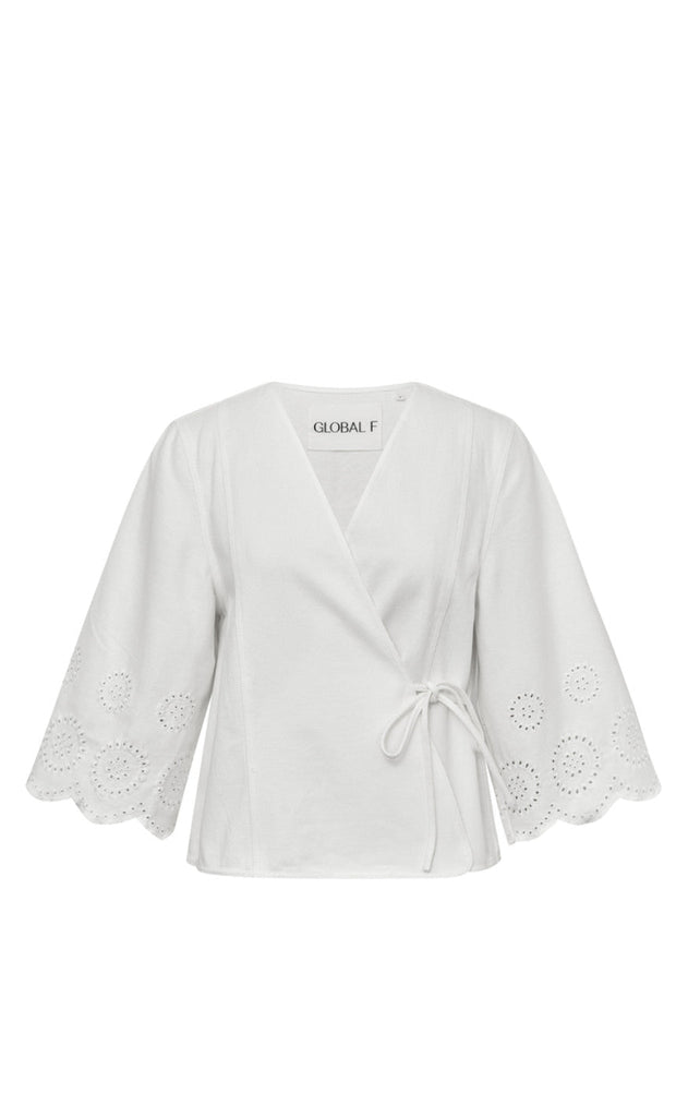 Global Funk Bluse - Sunany-G - White