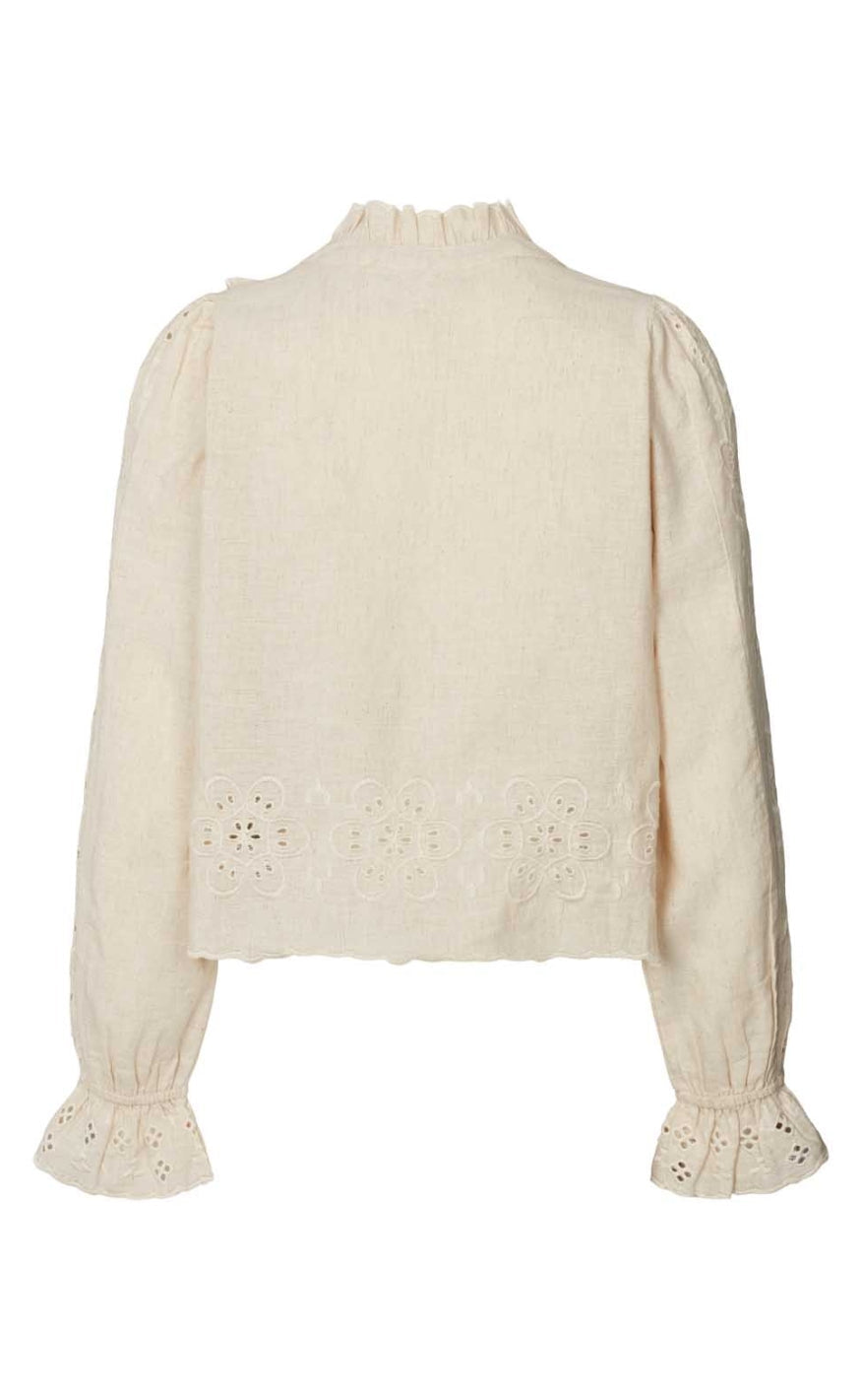 Lollys Laundry Bluse - Davenport - Ecru