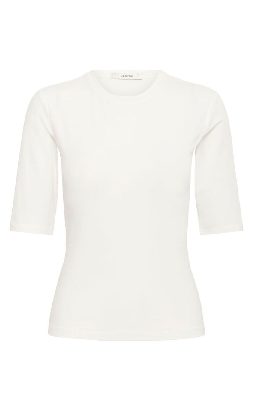Gestuz T-Shirt - Mida - Egret