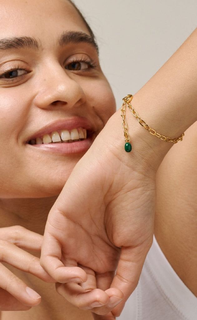 ENAMEL Copenhagen Vedhæng - Eleanor - Petrol Green