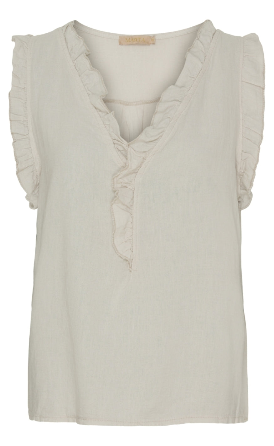 Marta Du Chateau Topp - 86312 Elke - Sabbia