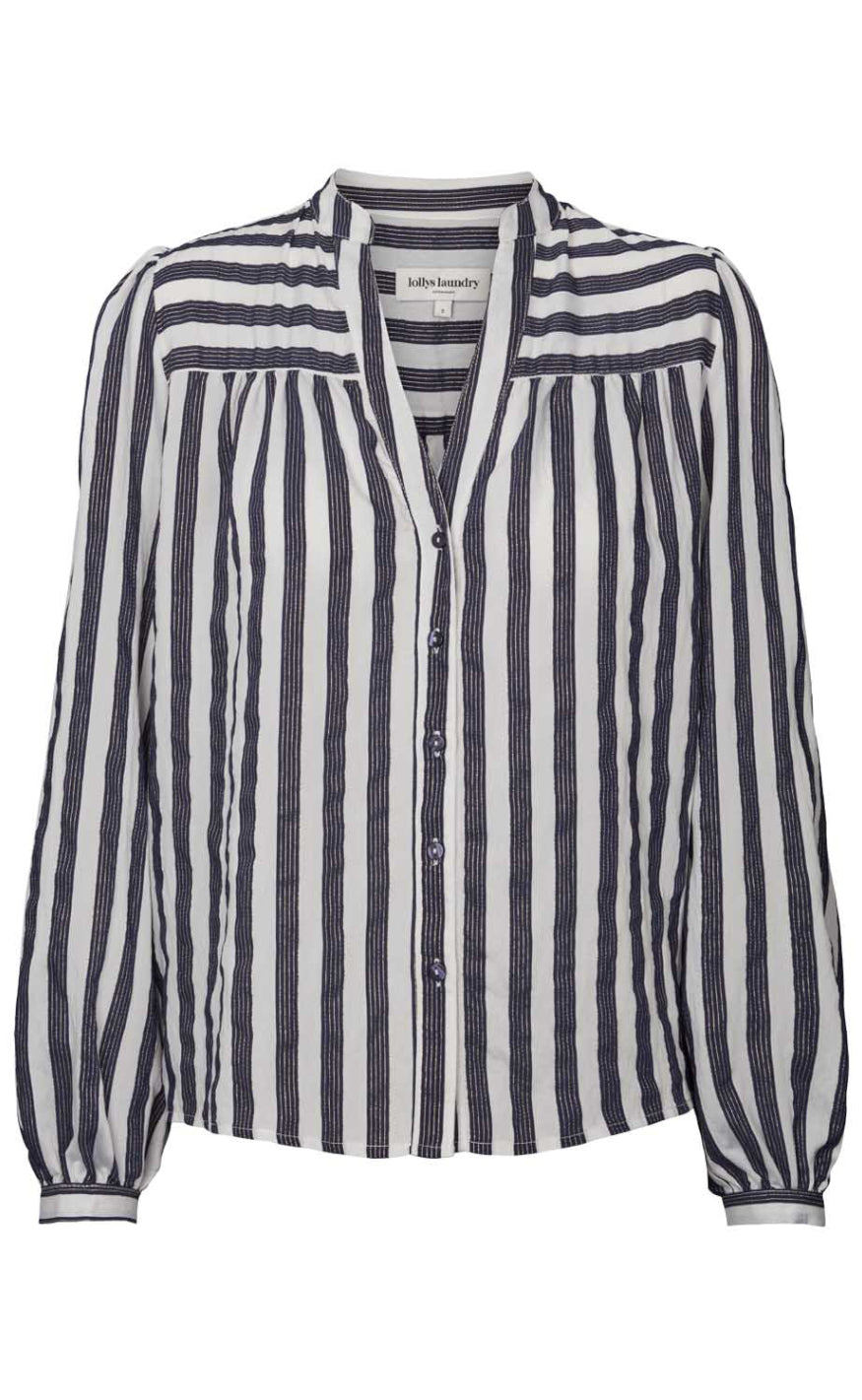 Lollys Laundry Skjorte - Elif - Dark Blue