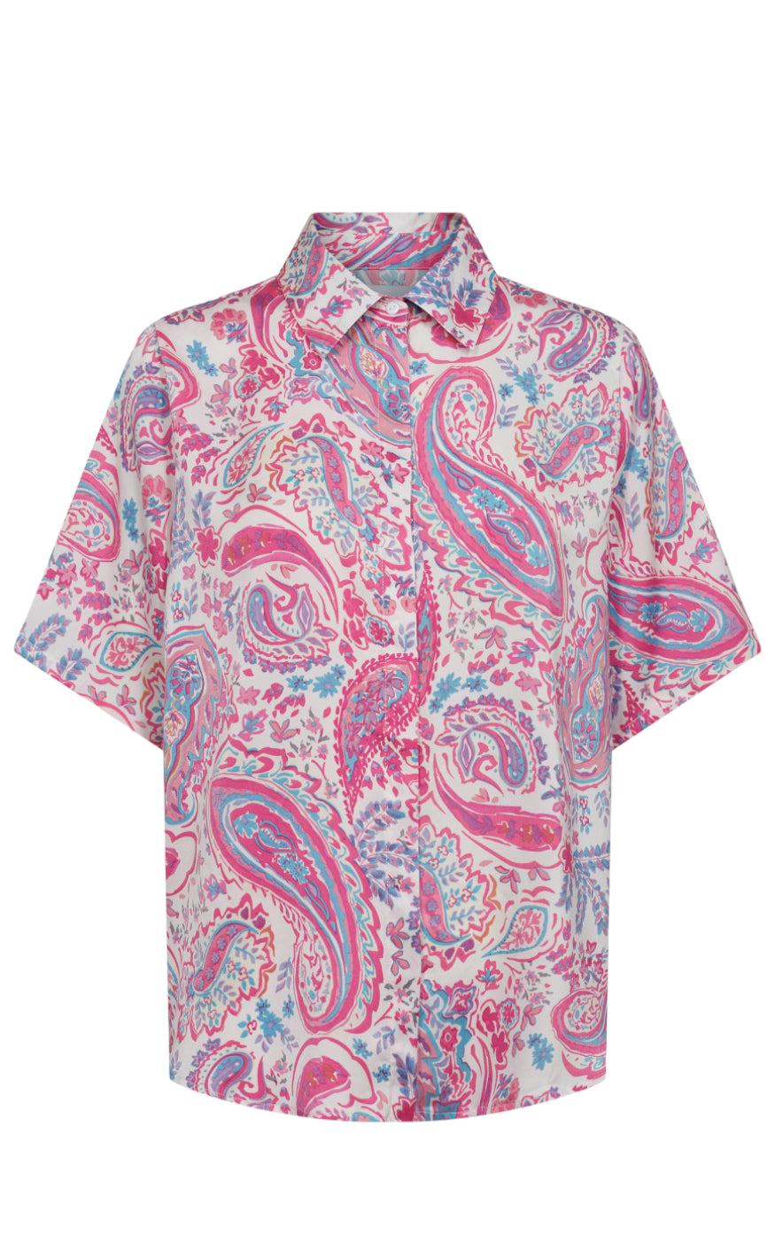 Liberte Skjorte - Elin - Pink Paisley