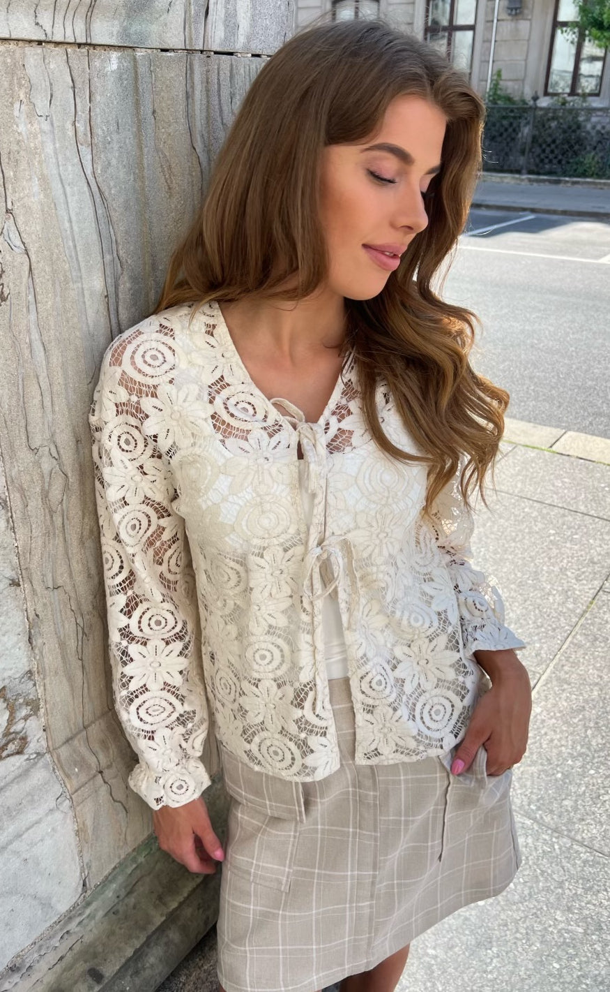 Continue Bluse - Elina - Off White
