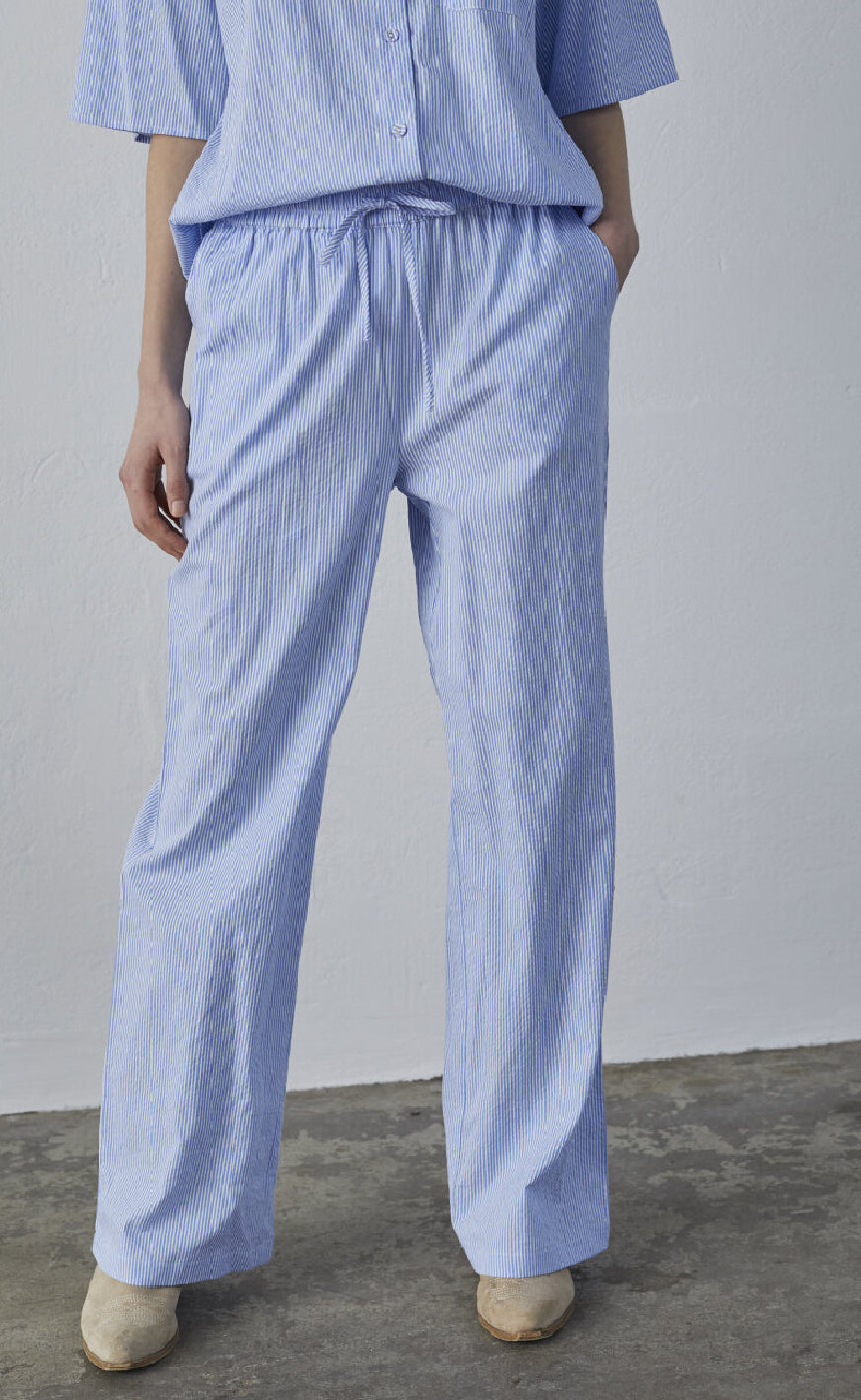 Sisters Point Bukser - Ella-PA42 - Blue/White
