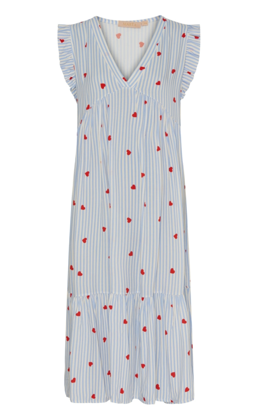 Marta Du Chateau Kjole - 5795 Elma - Celeste Heart