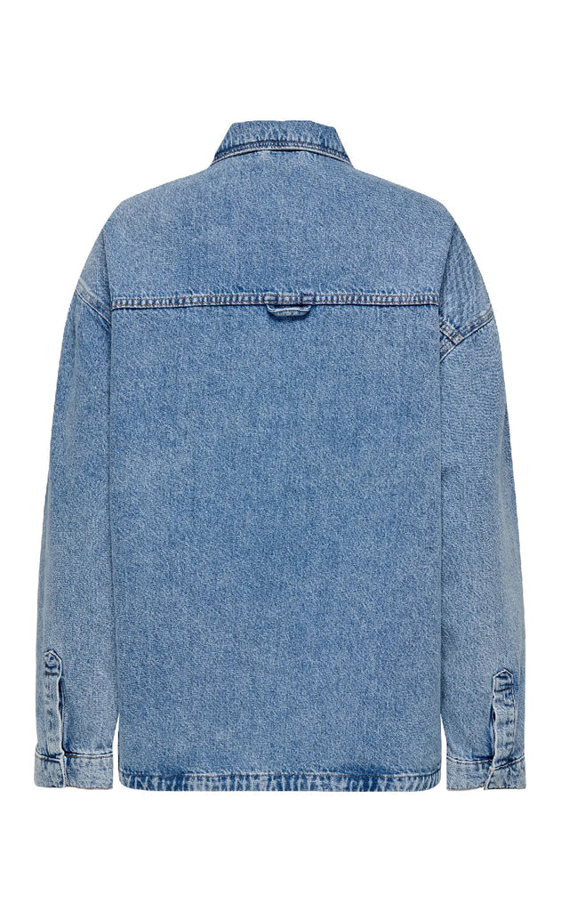 ONLY Skjorte - Emmie - Light Blue Denim