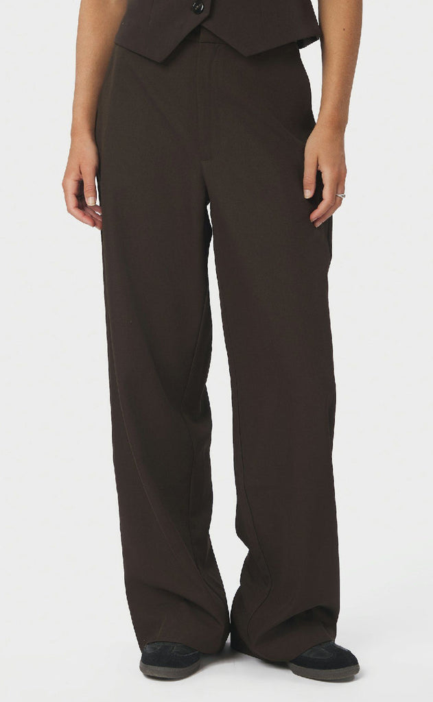 Neo Noir Bukser - Emmett Structure - Dark Brown