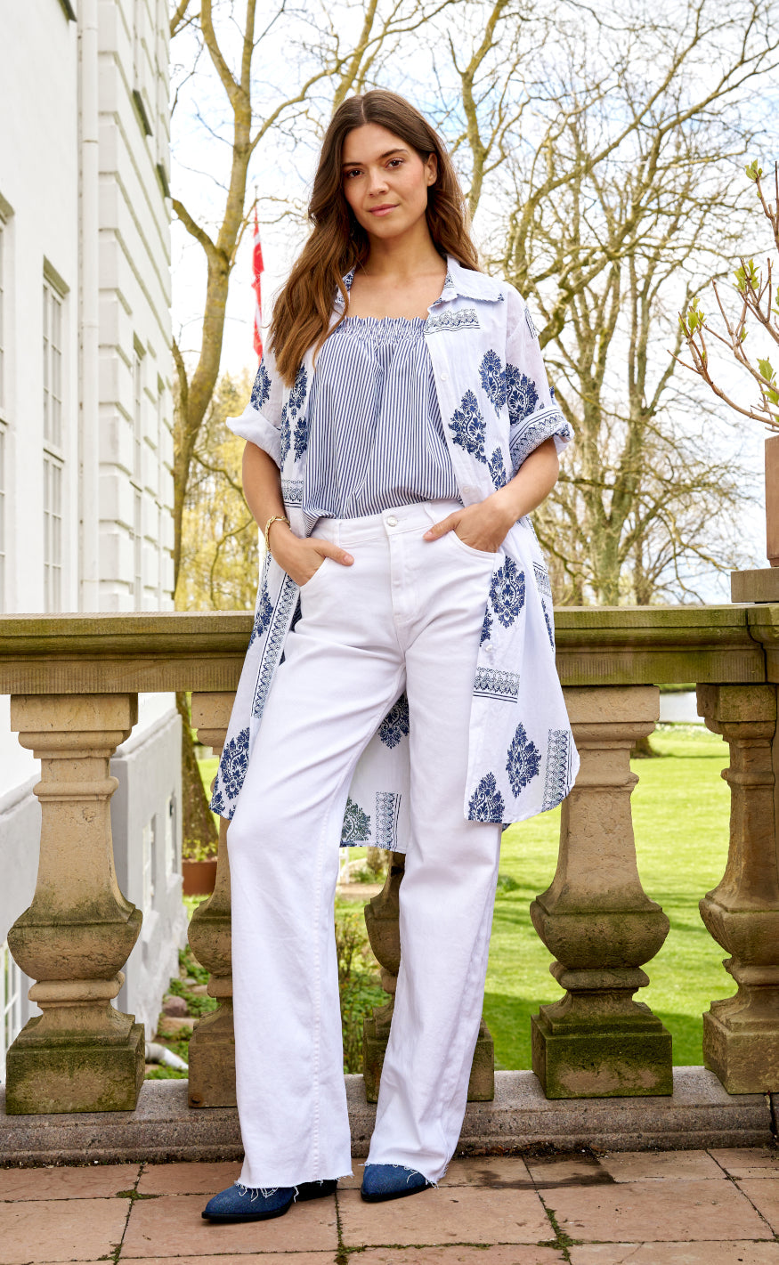 Marta Du Chateau Topp - 6210 Emmeline - Jeans