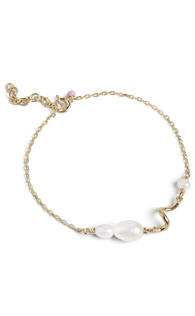 ENAMEL Copenhagen Armbånd - Pearlie Twist - Pearl