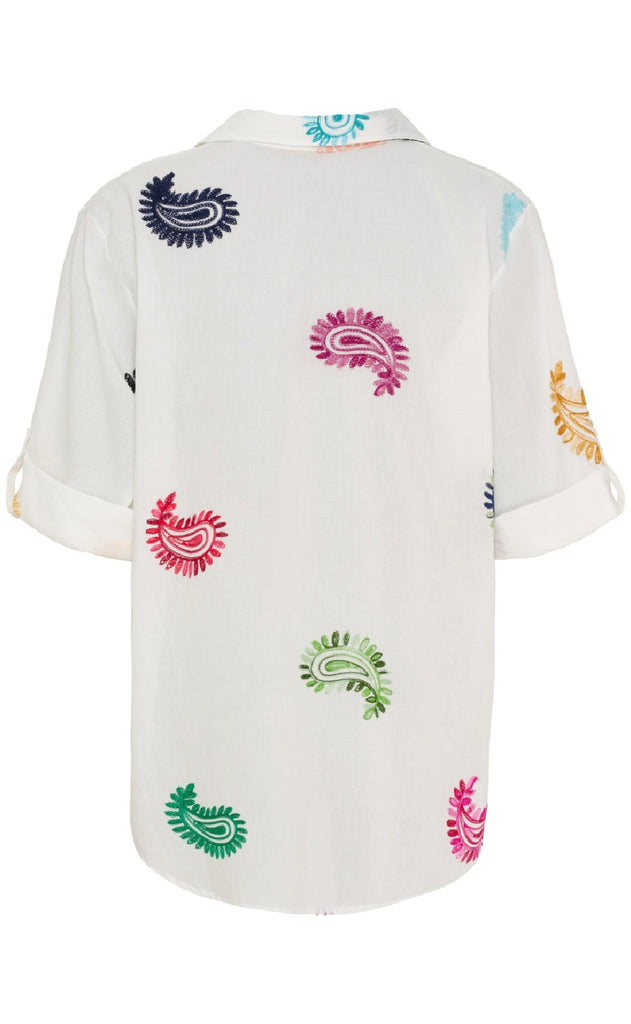 Marta Du Chateau Skjorte - Ester - White Multi Cashmere