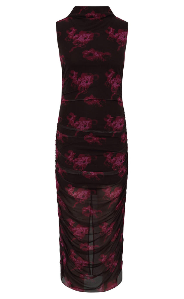 MbyM Kjole - Esthe-M - Dark Florella Print