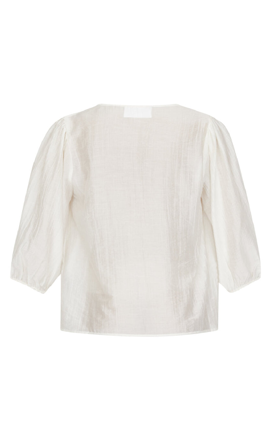 Sisters Point Bluse - Esco - Cream/Black