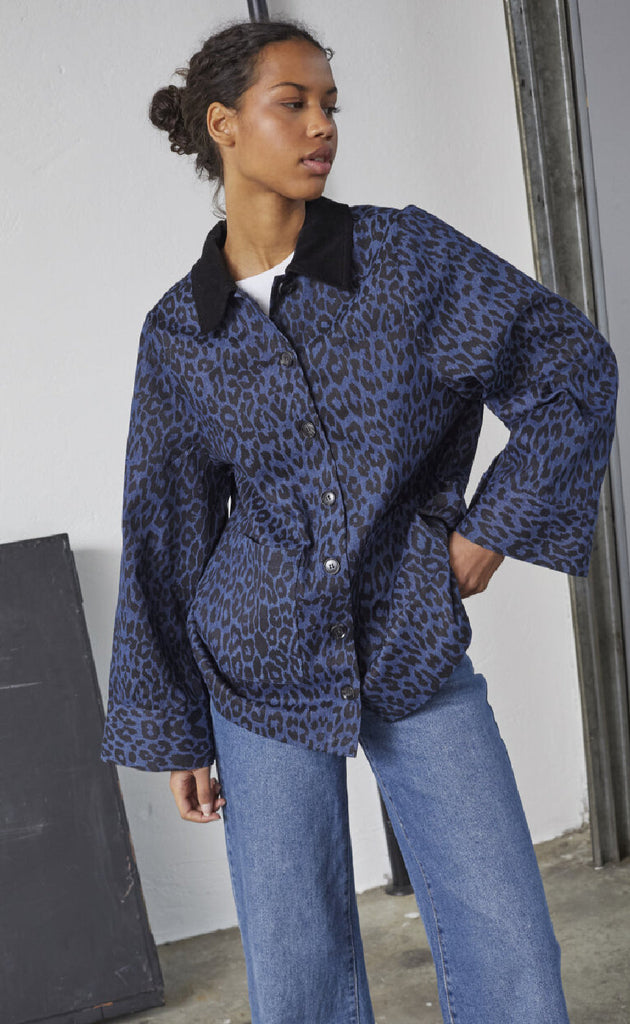 Sisters Point Jakke - Estir-JA - Denim Leo