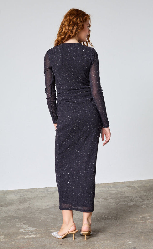 Sisters Point Kjole - Esme-DR.LS11 - Black/Silver