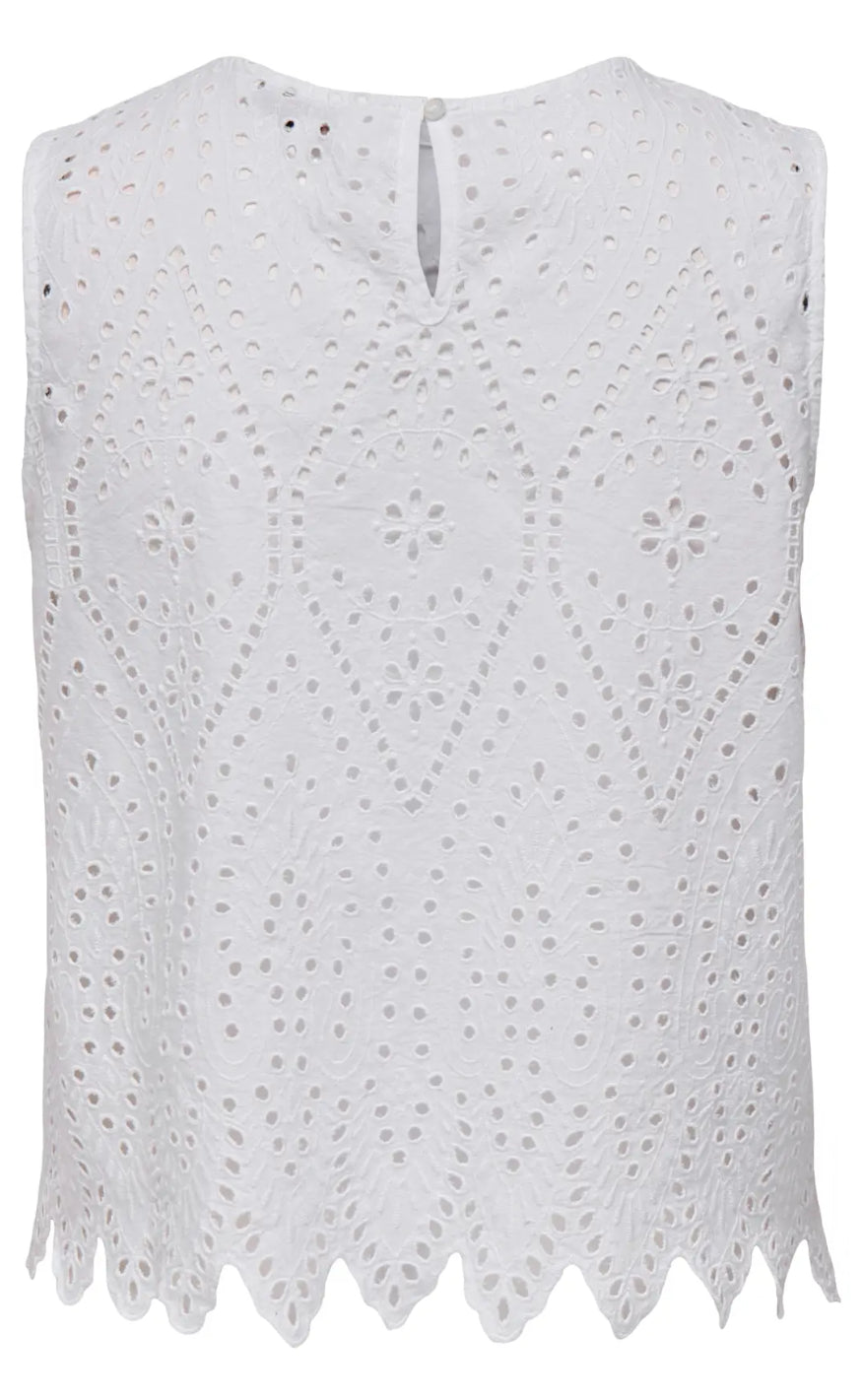 ONLY Topp - Tulum - Bright White