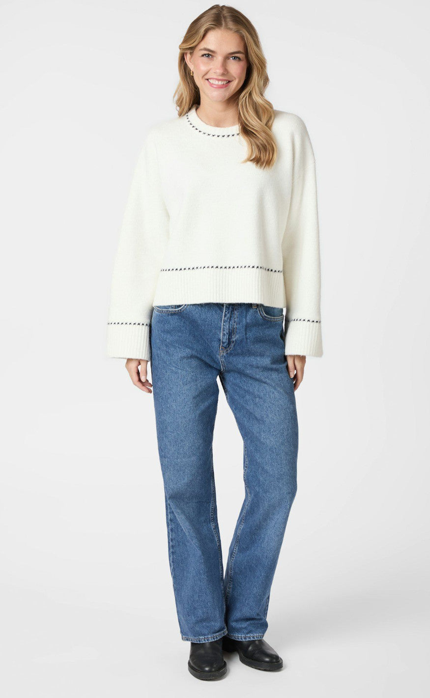 Neo Noir Bluse - Roeme - Off White