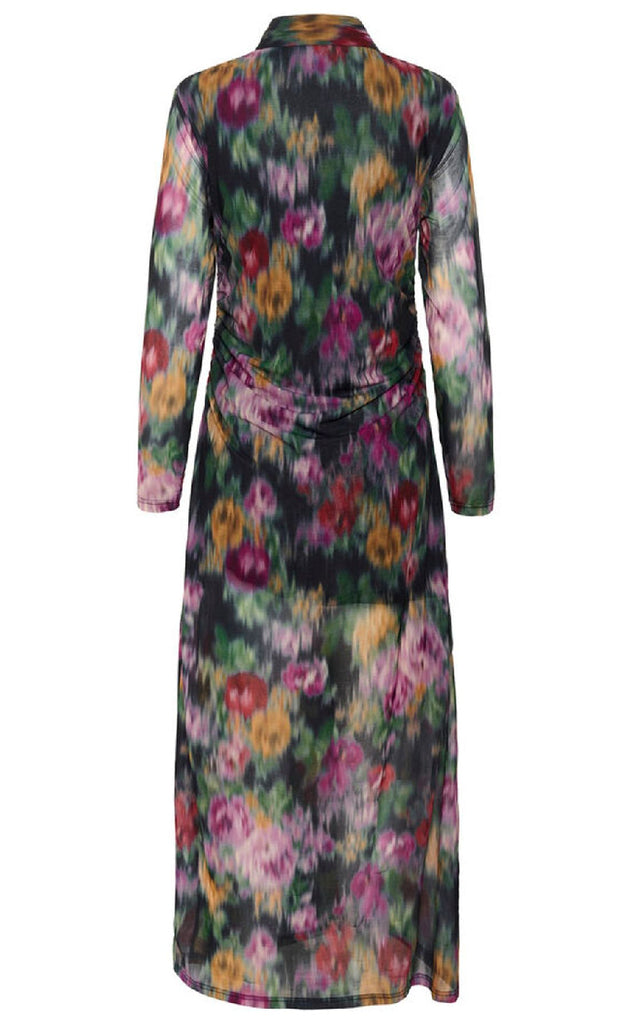 Gestuz Kjole - Fadia - Red Faded Flower