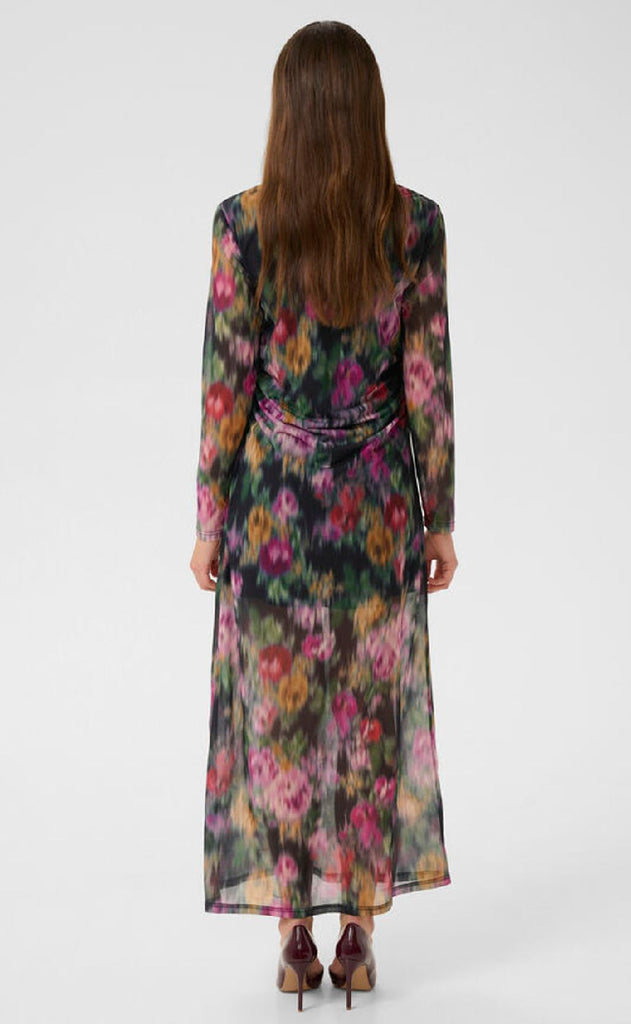 Gestuz Kjole - Fadia - Red Faded Flower