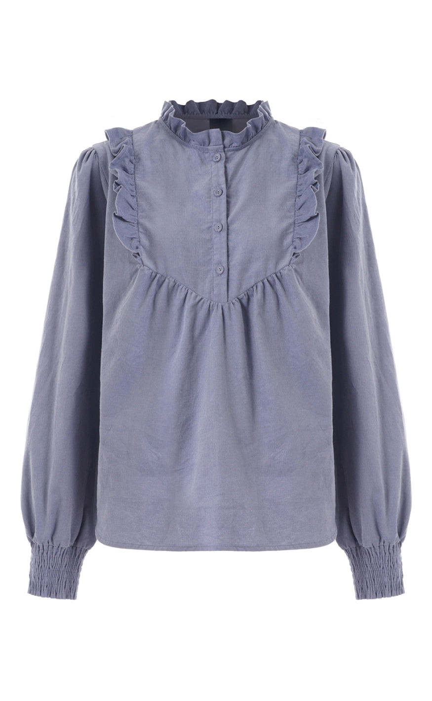 Luxzuz Bluse - Josefia - Faded Denim