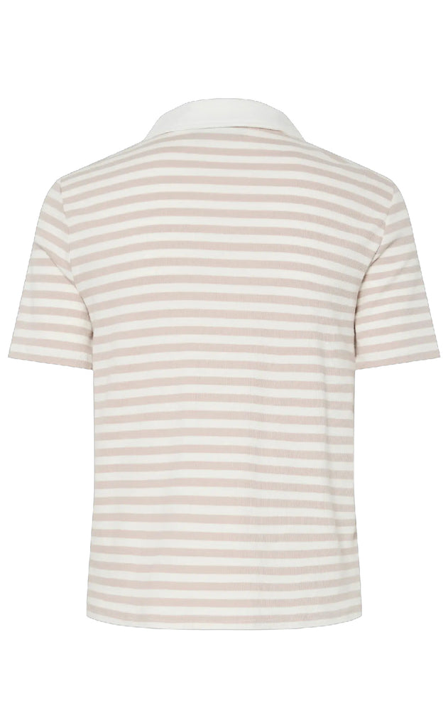 Pieces Topp - Donna - Silver Gray/Cloud Dancer