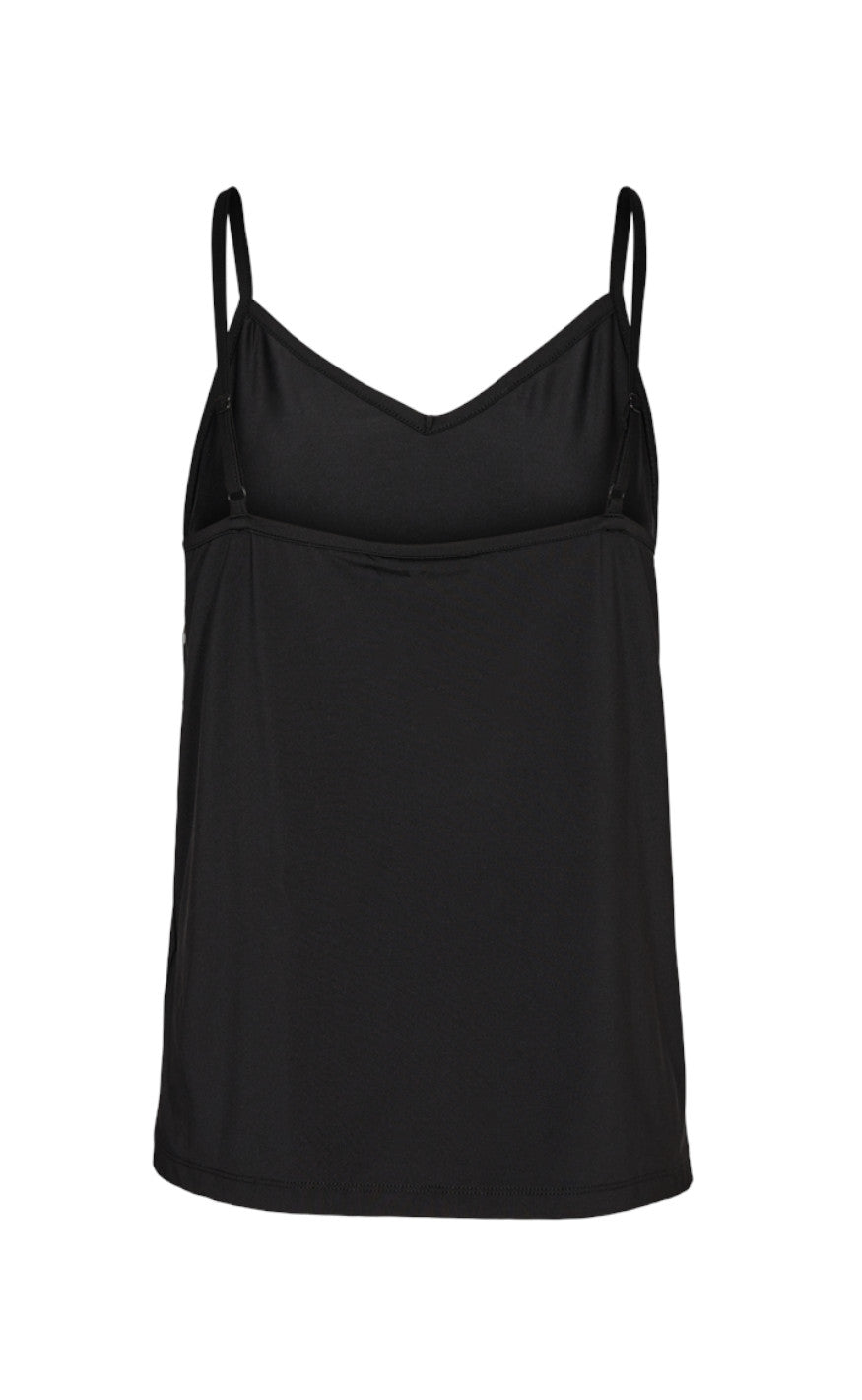 Freequent Topp - Bicco Plain - Black