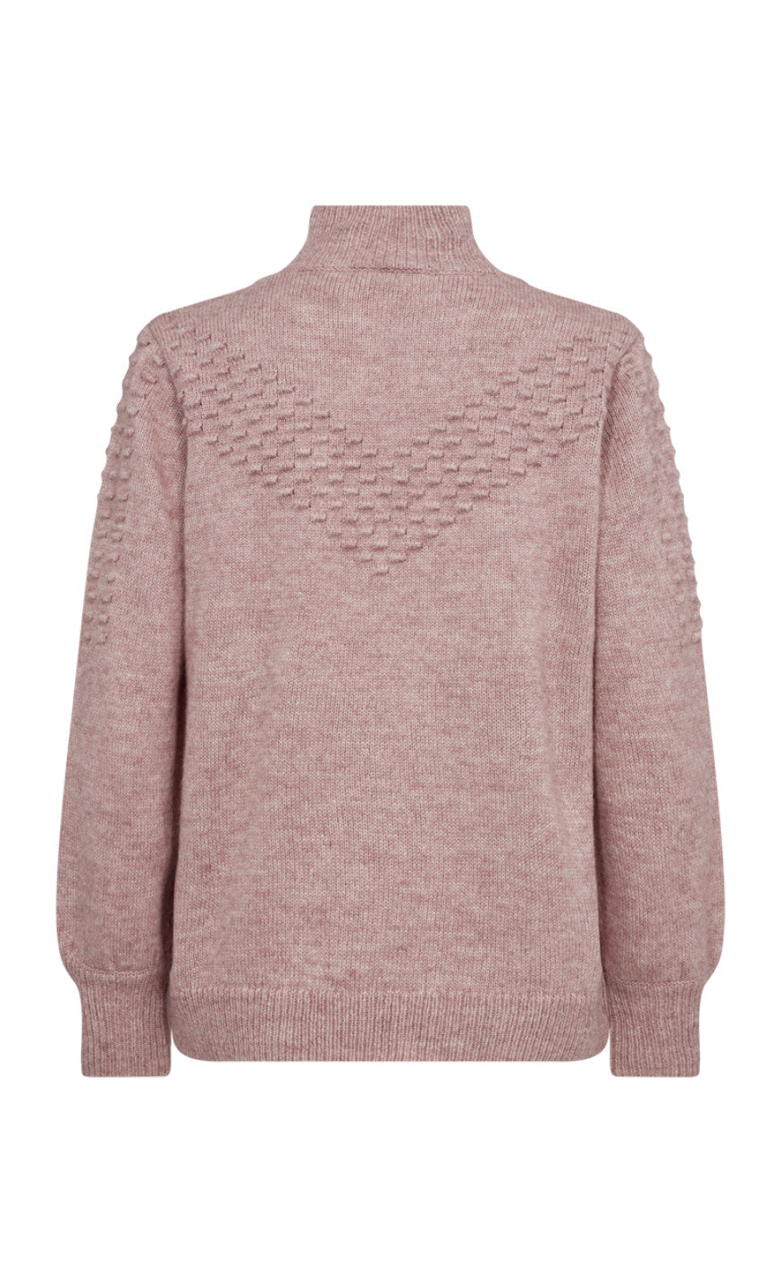 Freequent Pullover - Naia - Pale Mauve Melange
