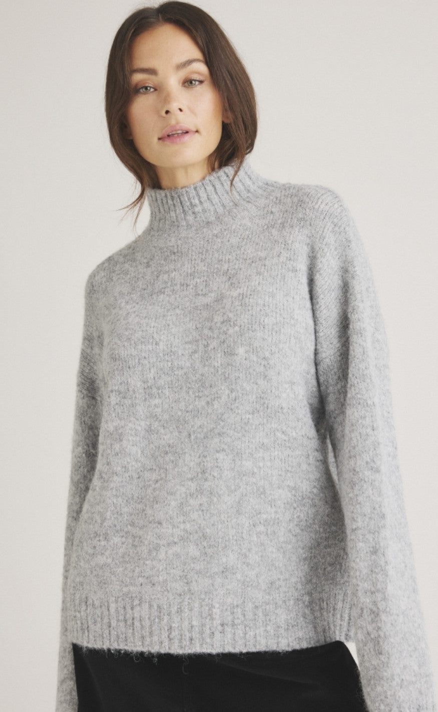 Luxzuz Genser - Kaia - Grey Melange