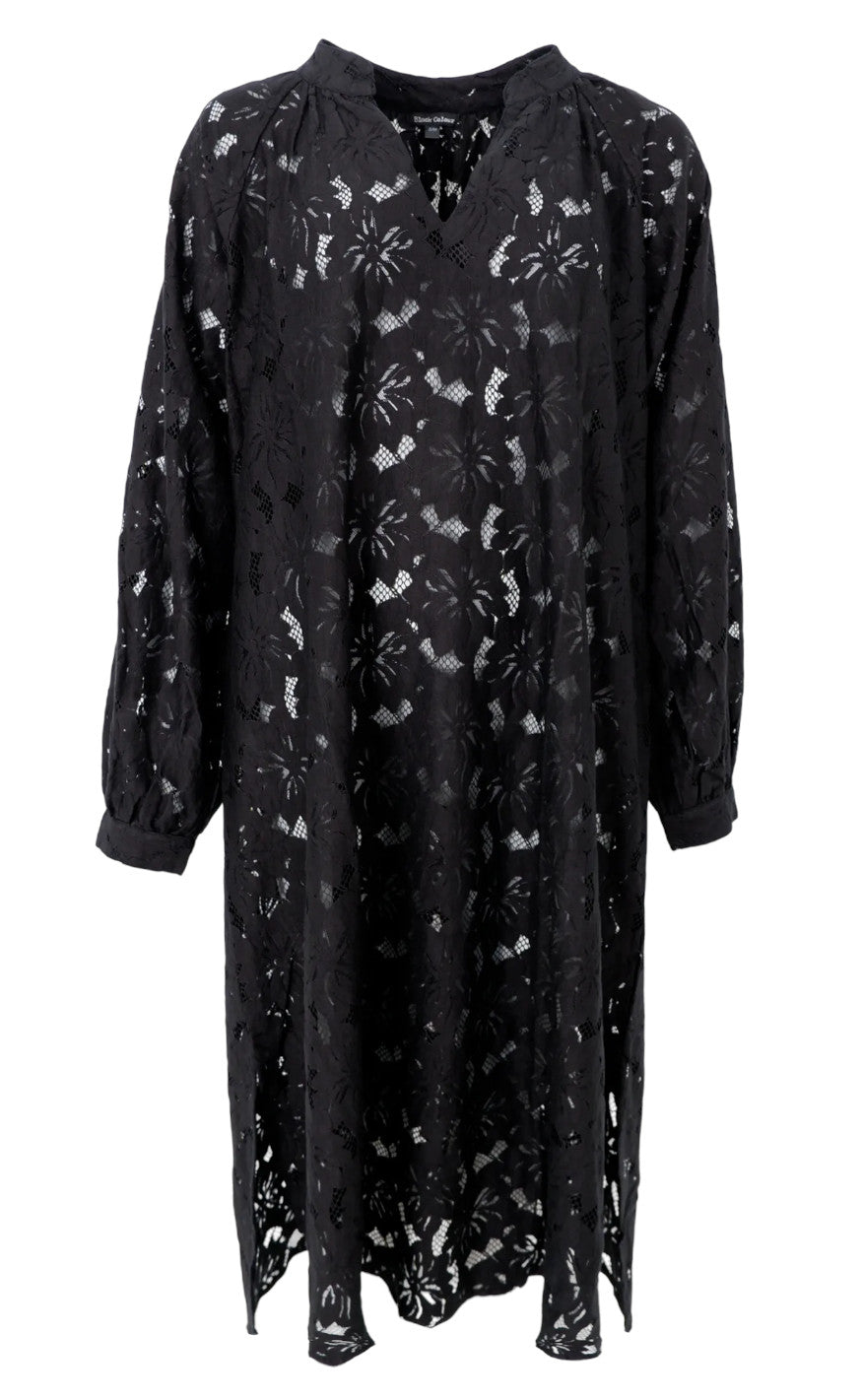 Black Colour Kjole - Nelly Flower - Black