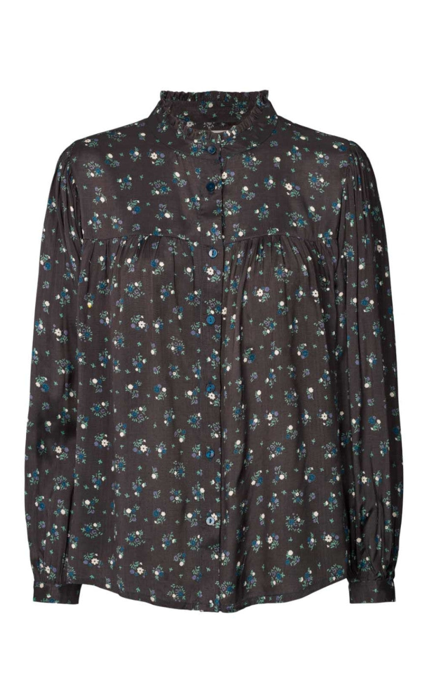 Lollys Laundry Skjorte - Cara - Washed Black