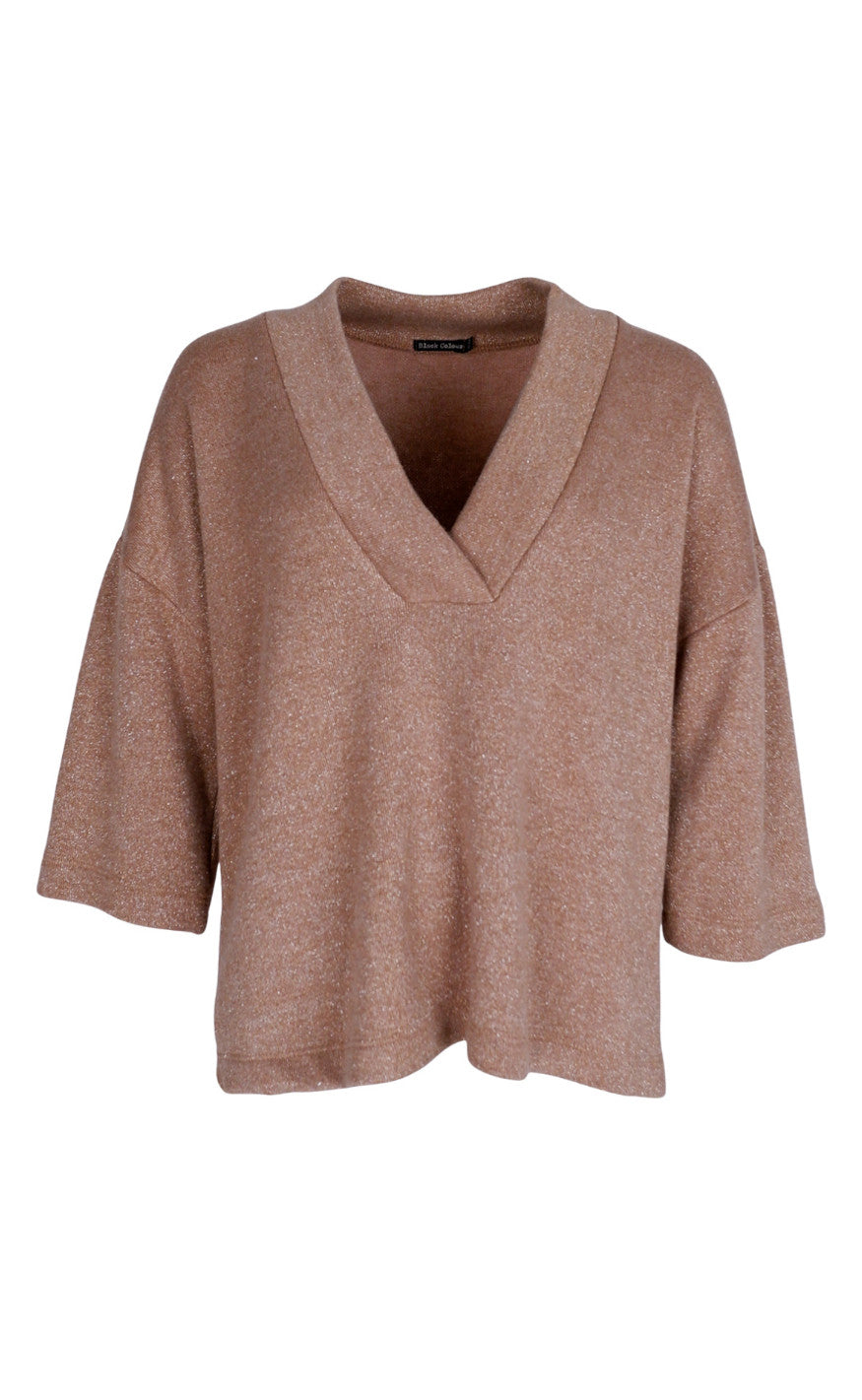 Black Colour Bluse - Kris - Frappe