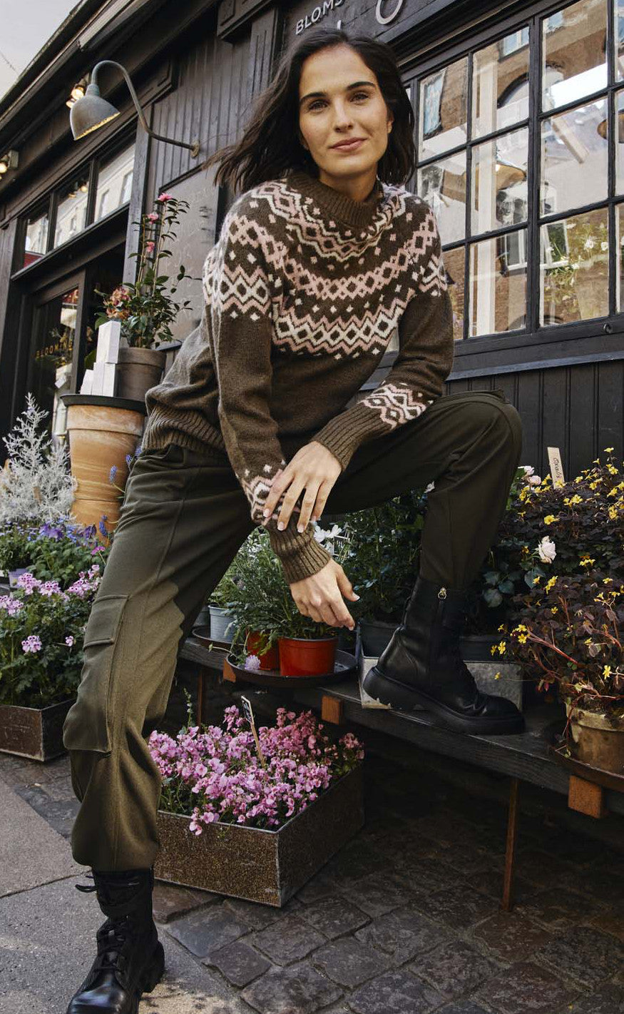 Freequent Pullover  - Merla - Morel W. Pale Mauve