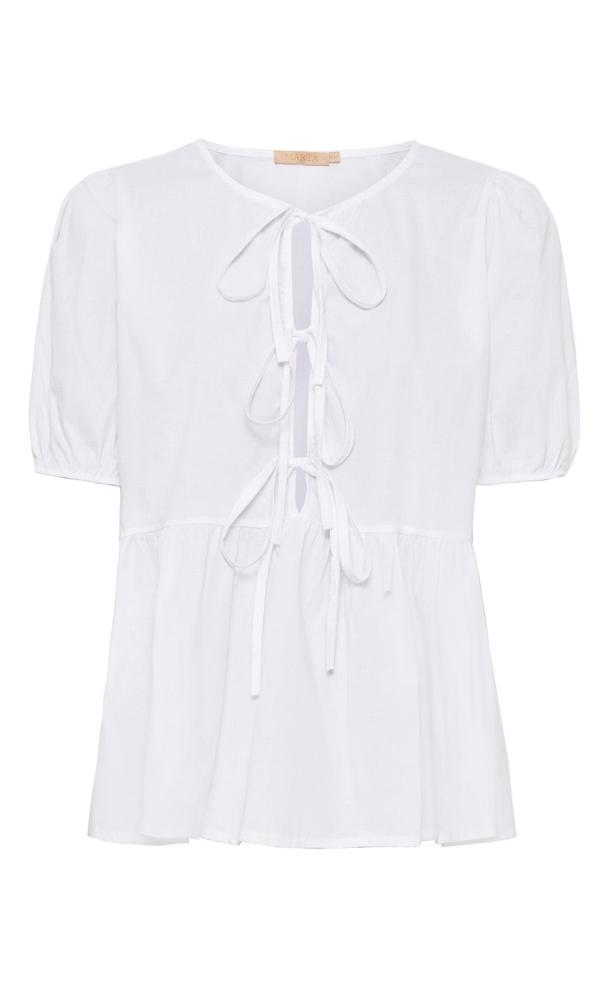 Marta Du Chateau Bluse - 5845 Wanda - White