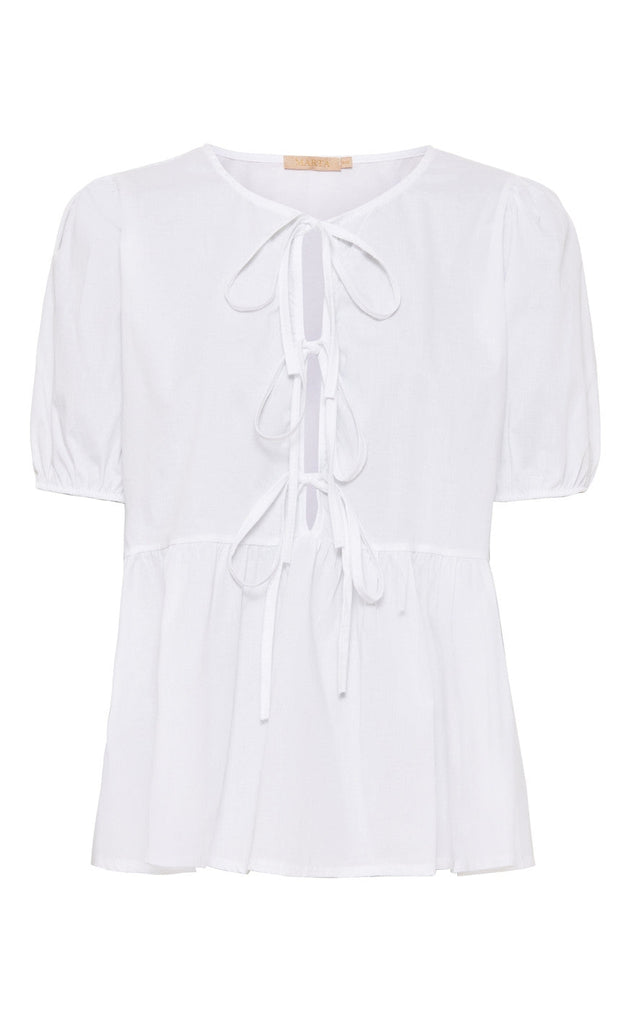 Marta Du Chateau Bluse - 5845 Wanda - White