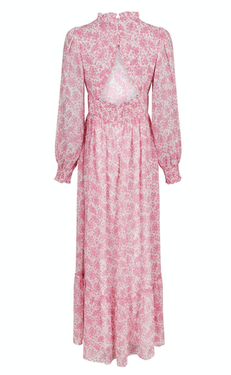 Neo Noir Kjole - Nisja Livly Flower - Light Pink