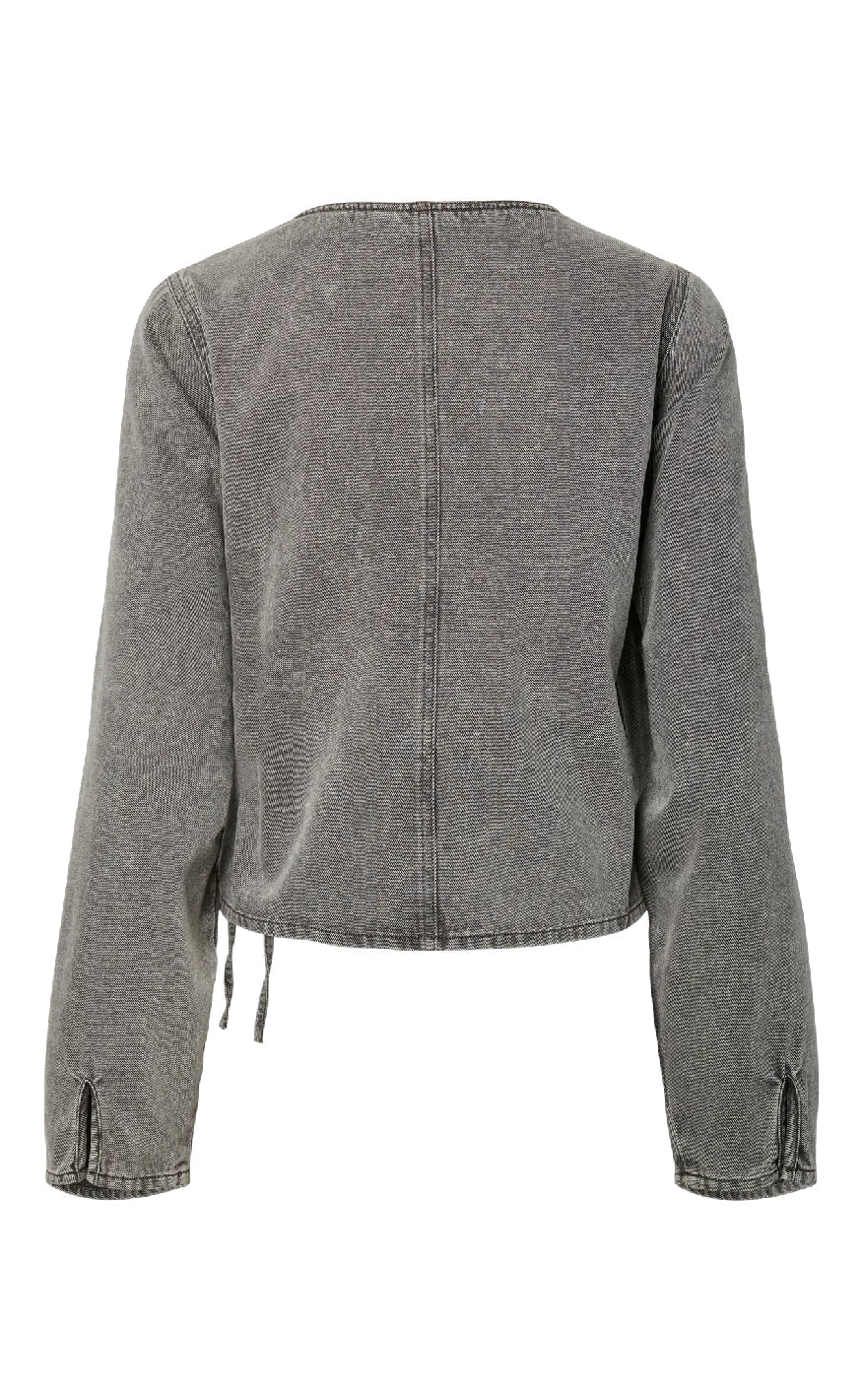 Pieces Skjorte - Fenna - Grey Denim