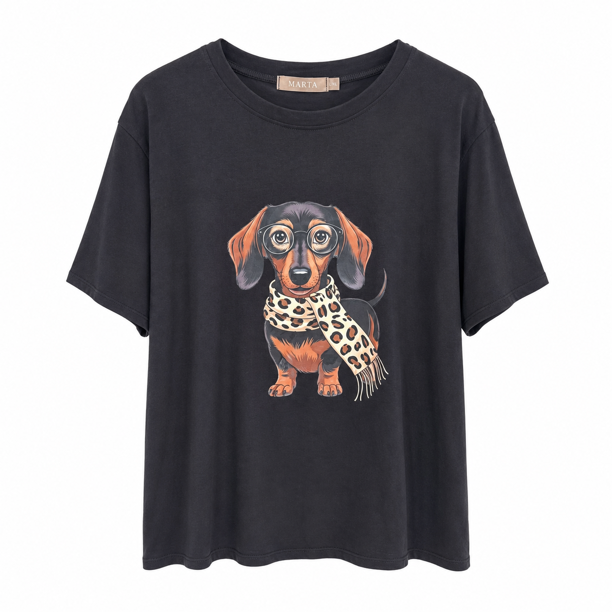 Marta Du Chateau T-shirt - Inge - Black Dog