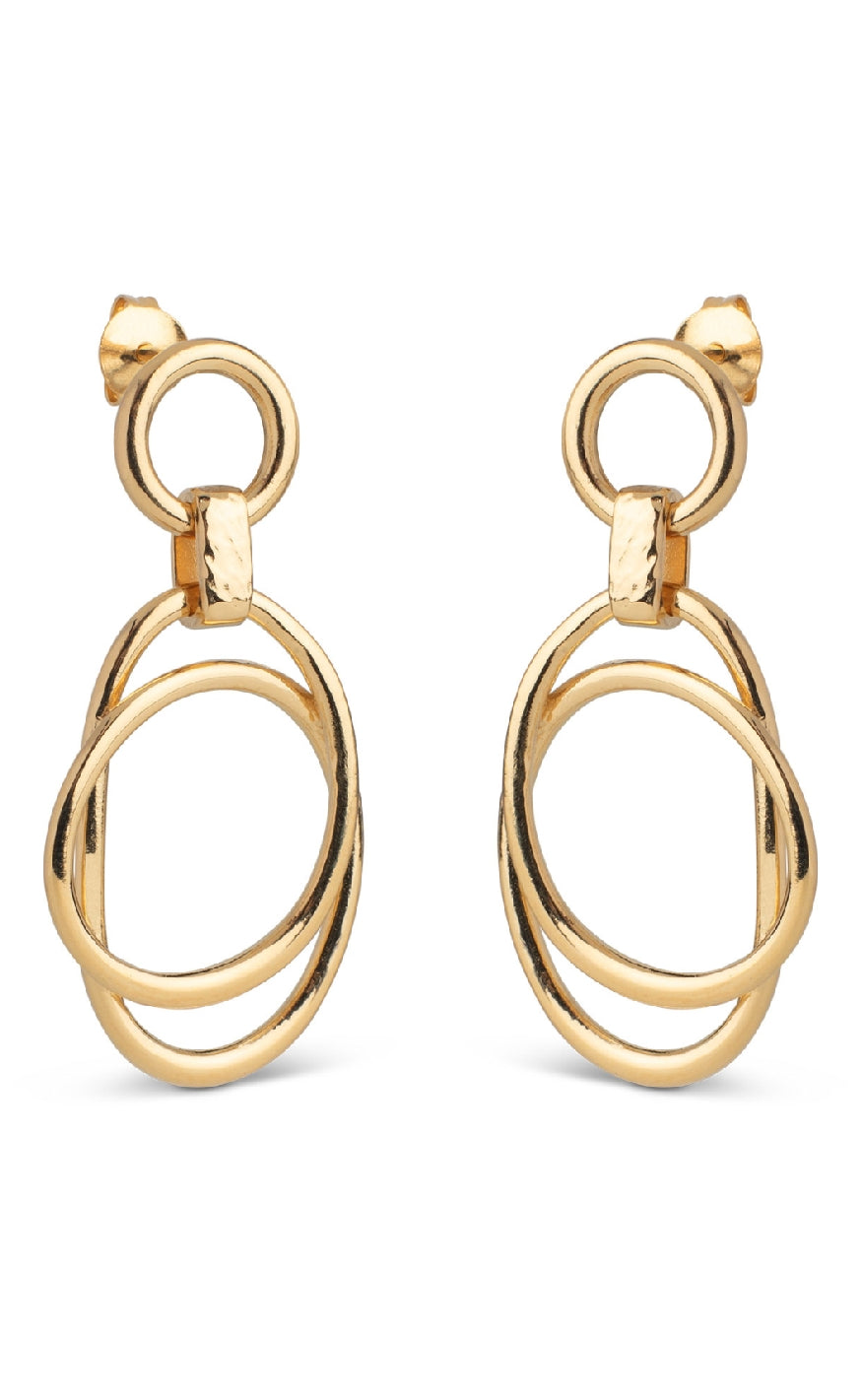 ENAMEL Copenhagen Øreringer - Carina - Gold Colour