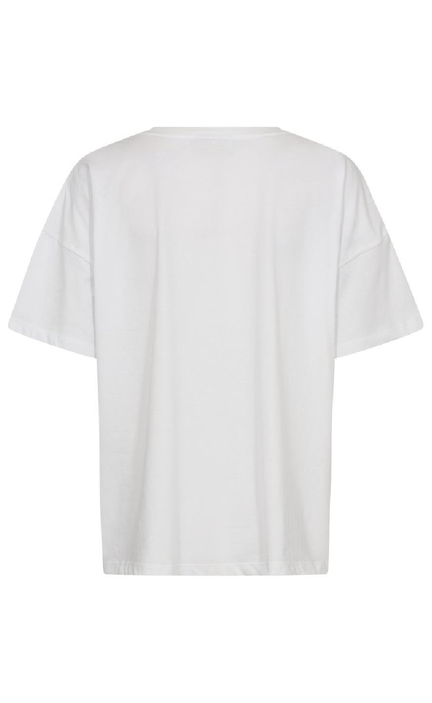 Freequent T-shirt - Fenjal - Brilliant White w. Deep Ultrama