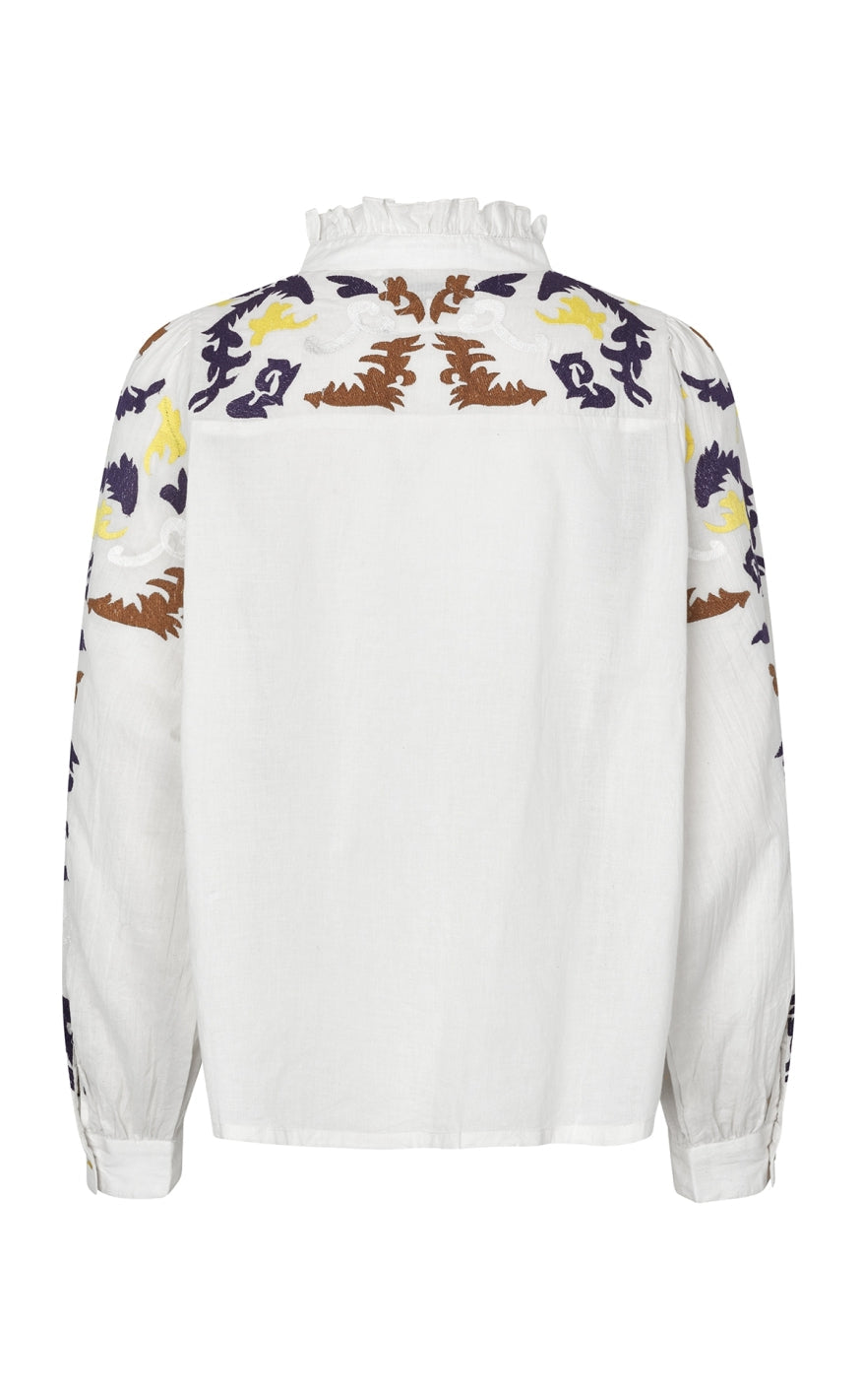 Lollys Laundry Skjorte - Fenga - White