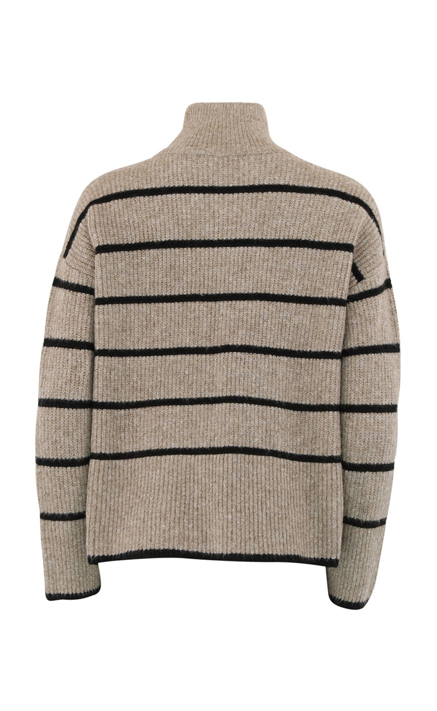 Continue Genser - Carolina - Sand W. Black Stripe