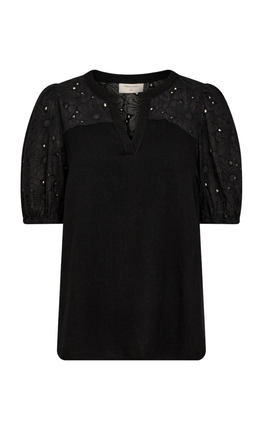 Freequent Bluse - Lara - Black