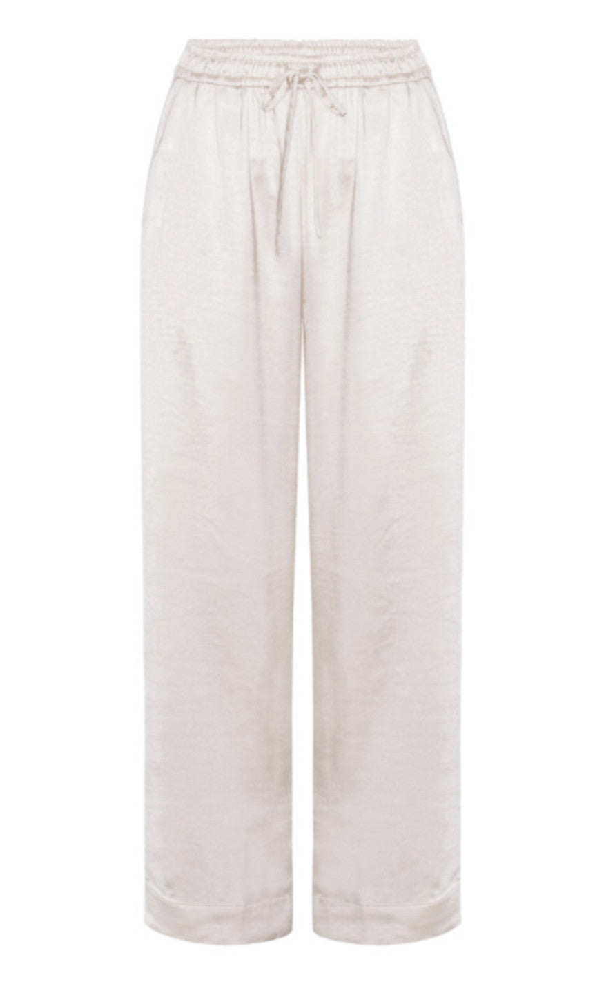 Karmamia Copenhagen Bukser - Garcia - Ivory Rich Satin