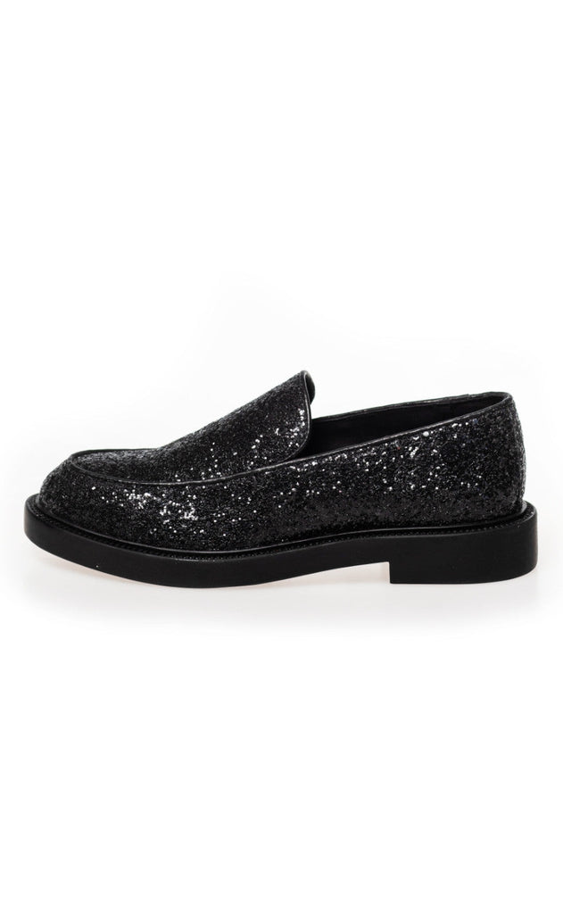 Copenhagen Shoes - Loafer - Black Glitter