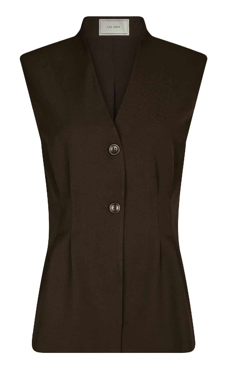 Neo Noir Vest - Finna Structure - Dark Brown